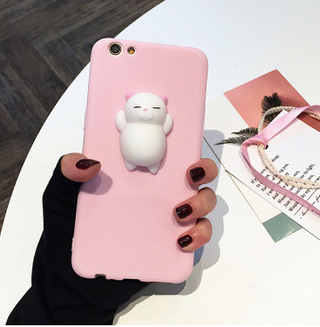 Lovely Cute 3D Cartoon Cat Phone Cases