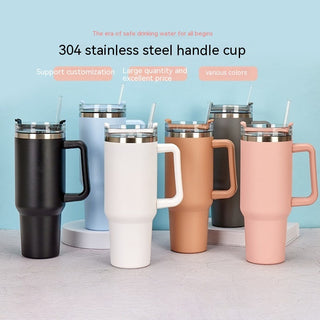 40oz Stainless Steel Coffee Cup with Handle