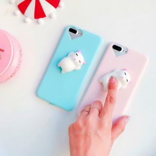 Lovely Cute 3D Cartoon Cat Phone Cases