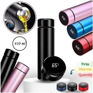 500Ml Stainless Steel Thermos Bottle with Digital Temperature Display LED Intelligent Temperature Measurement Cup Vacuum Flask