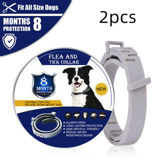 Bug Free Organic Pet Collars (Gray Packs)