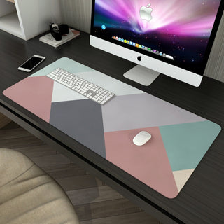 Geometric Desk Pad for Girls, Thickened Mouse Pad