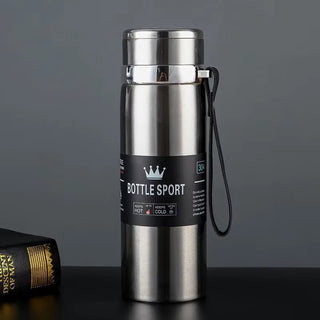 1000Ml Thermal Water Bottle Thermos Vacuum Flask Double Stainless Steel Coffee Tea Insulated Cup Leakage-Proof for Office