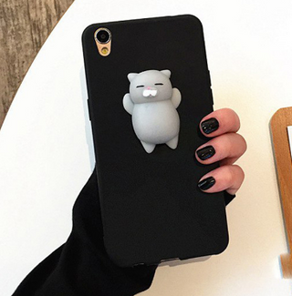 Lovely Cute 3D Cartoon Cat Phone Cases