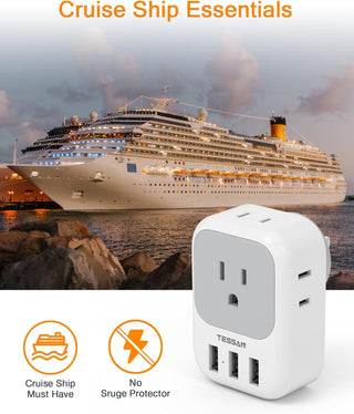  4-Port USB Wall Charger Extender