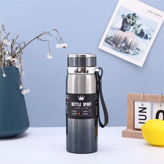 1000Ml Thermal Water Bottle Thermos Vacuum Flask Double Stainless Steel Coffee Tea Insulated Cup Leakage-Proof for Office